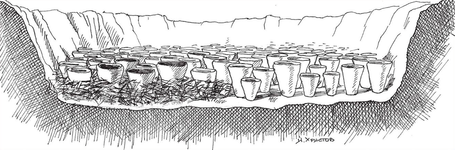 salt production vessels drawing
